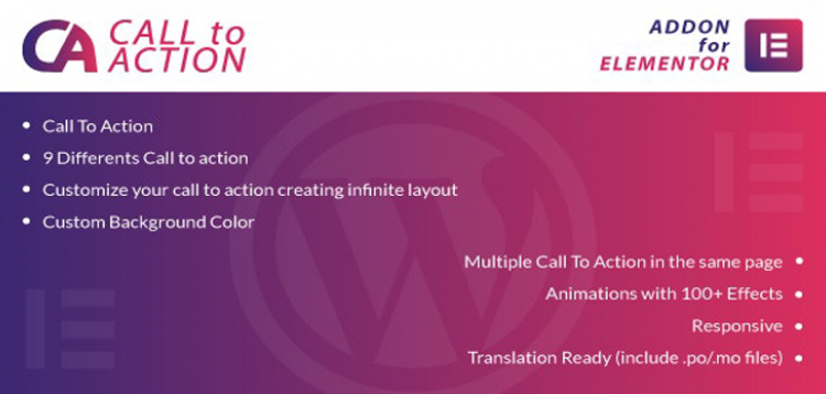 Item cover for download Call To Action for Elementor WordPress Plugin