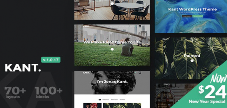 Item cover for download Kant - A Multipurpose WordPress Theme for Startups, Creatives and Freelancers