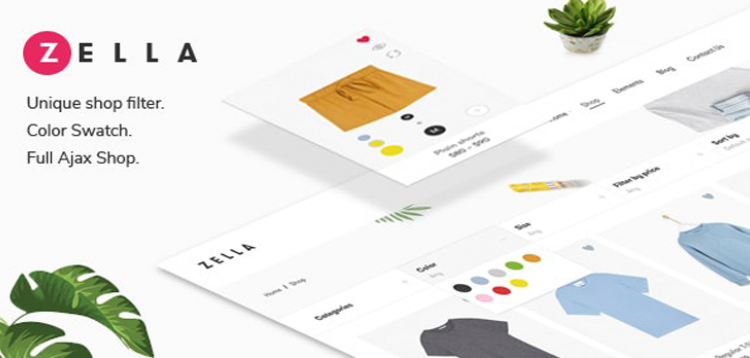 Item cover for download Zella - WooCommerce AJAX WordPress Theme - RTL support