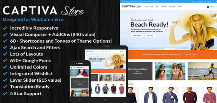 Item cover for download Captiva - Responsive WordPress WooCommerce Theme