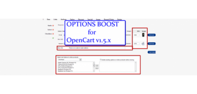 Item cover for download Options Boost extension OpenCart