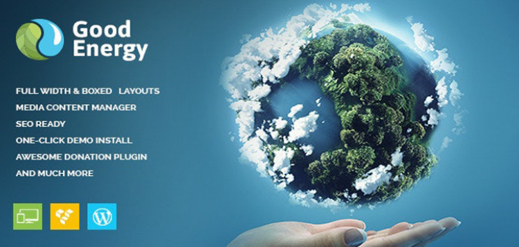 Item cover for download Good Energy - Ecology & Renewable Power Company WordPress Theme
