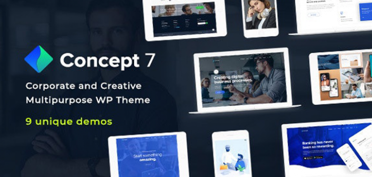 Item cover for download Concept Seven | Responsive Multipurpose WordPress Theme