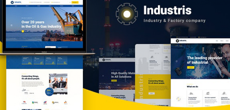 Item cover for download Industris - Factory & Business WordPress Theme