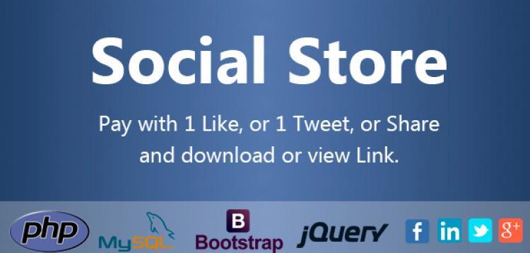 Item cover for download Social Store - Pay with Action in Social Network