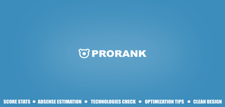 Item cover for download ProRank - Analyzer stats website