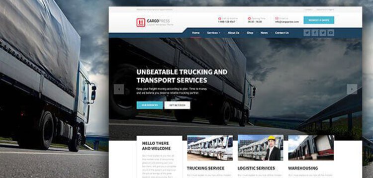 Item cover for download CARGOPRESS – LOGISTIC WAREHOUSE & TRANSPORT WP