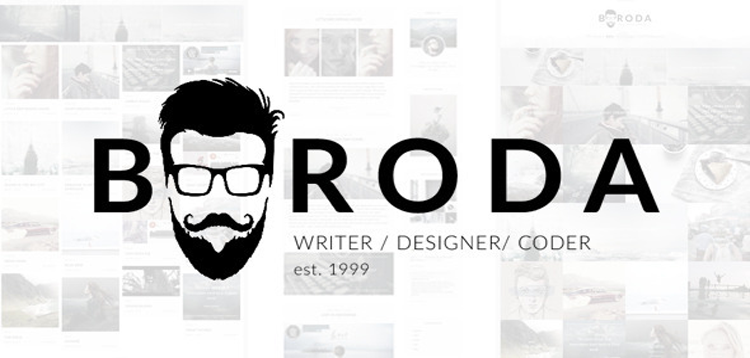 Item cover for download Boroda - Personal Blog WordPress Theme