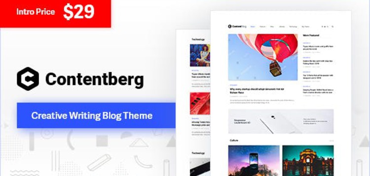 Item cover for download CONTENTBERG – BLOG & CONTENT MARKETING THEME
