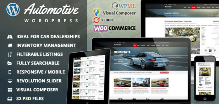 Item cover for download AUTOMOTIVE – CAR DEALERSHIP BUSINESS WORDPRESS THEME