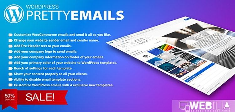 Item cover for download WordPress Pretty HTML Emails - Responsive Modern HTML Email Templates