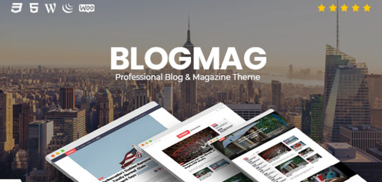 Item cover for download BlogMag - Responsive Blog and Magazine WordPress Theme