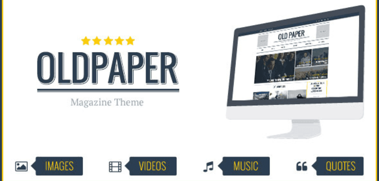 Item cover for download OLDPAPER – ULTIMATE MAGAZINE & BLOG THEME