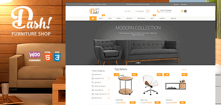Item cover for download DASH – HANDMADE FURNITURE MARKETPLACE THEME