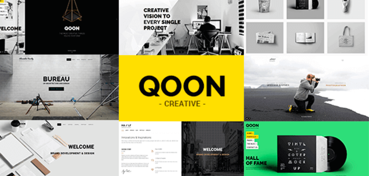 Item cover for download QOON – CREATIVE PORTFOLIO & AGENCY WORDPRESS THEME