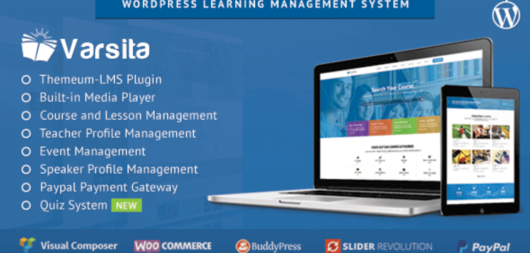 Item cover for download VARSITA – WORDPRESS LEARNING MANAGEMENT SYSTEM