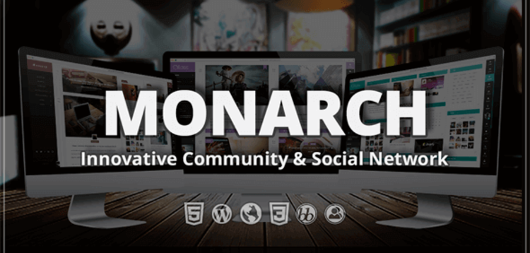 Item cover for download MONARCH – INNOVATIVE WORDPRESS COMMUNITY THEME