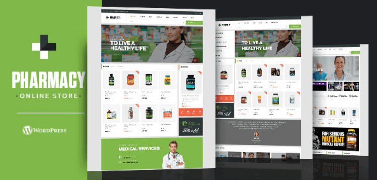 Item cover for download PHARMACY – WOOCOMMERCE WORDPRESS RESPONSIVE THEME