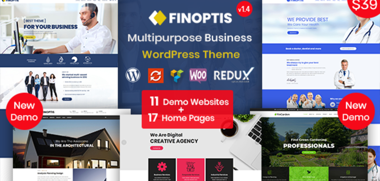 Item cover for download Finoptis - Multipurpose Business WordPress Theme