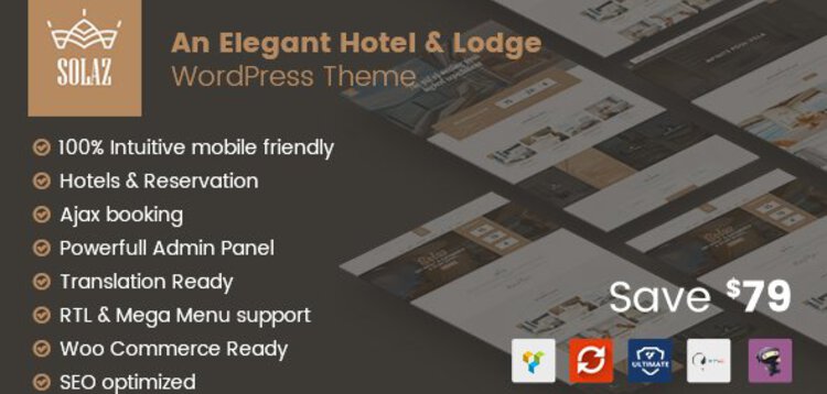 Item cover for download SOLAZ - AN ELEGANT HOTEL & LODGE WORDPRESS THEME