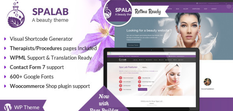 Item cover for download SPA LAB | BEAUTY SPA, HEALTH SPA THEME