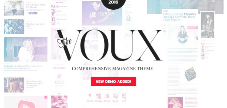 Item cover for download THE VOUX – A COMPREHENSIVE MAGAZINE THEME