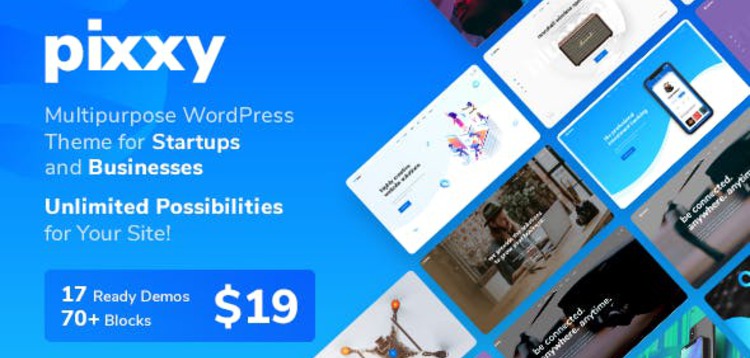 Item cover for download PIXXY - APP, SOFTWARE & SAAS STARTUP WORDPRESS
