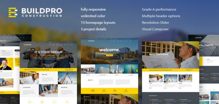 Item cover for download BuildPro - Business, Building & Construction WordPress Theme