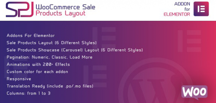 Item cover for download WooCommerce Sale Products Layout for Elementor WordPress Plugin