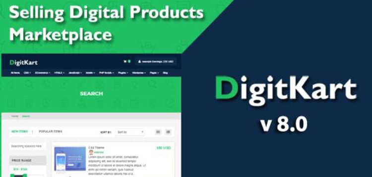 Item cover for download DigitKart – Multivendor Digital Products Marketplace