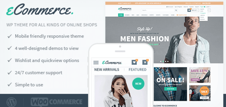 Item cover for download ECOMMERCE – EASY TO SETUP WORDPRESS ECOMMERCETHEME