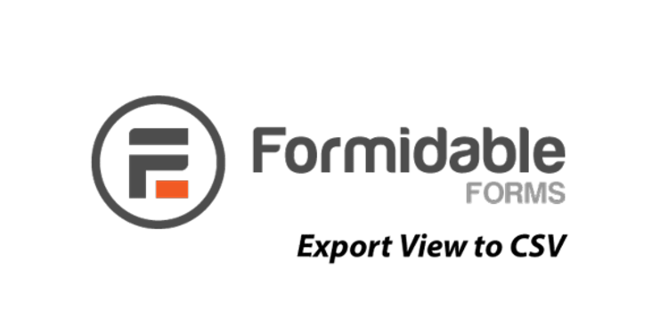 Item cover for download FORMIDABLE FORMS – EXPORT VIEW