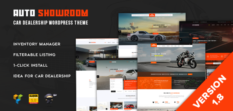 Item cover for download AUTO SHOWROOM - CAR DEALERSHIP WORDPRESS THEME