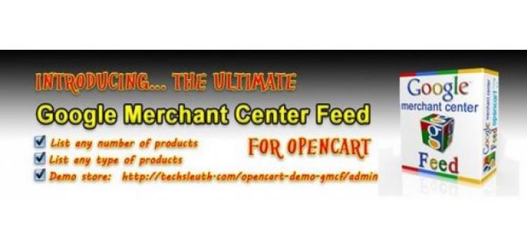 Item cover for download Google Merchant Center Feed OpenCart