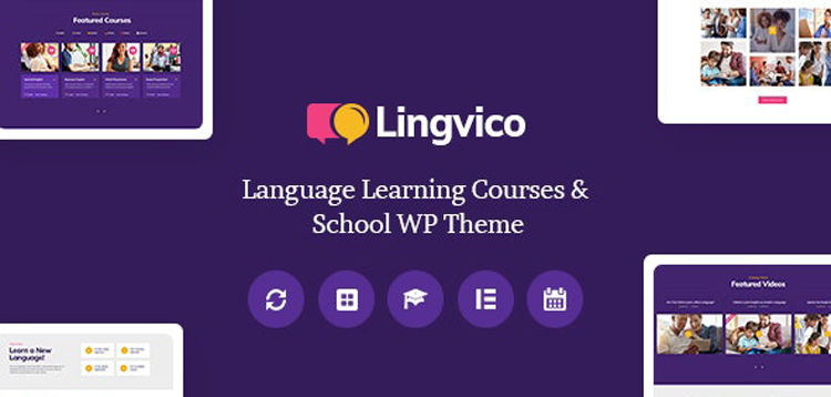 Item cover for download Lingvico | Language Center & Training Courses WordPress Theme