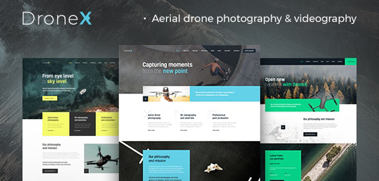 Item cover for download DroneX | Aerial Photography & Videography WordPress Theme