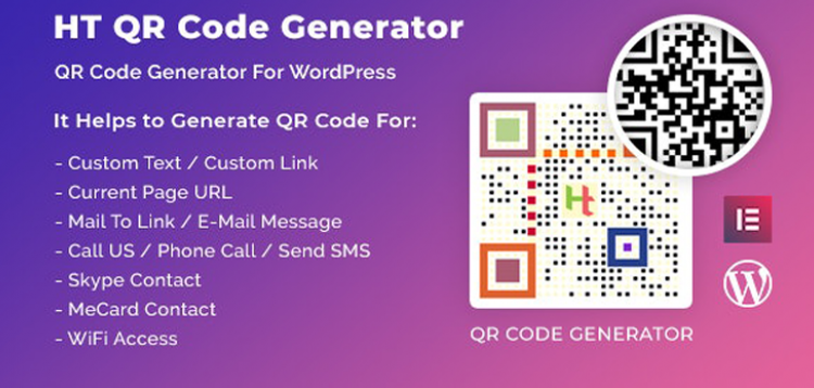 Item cover for download HT QR Code Generator for WordPress