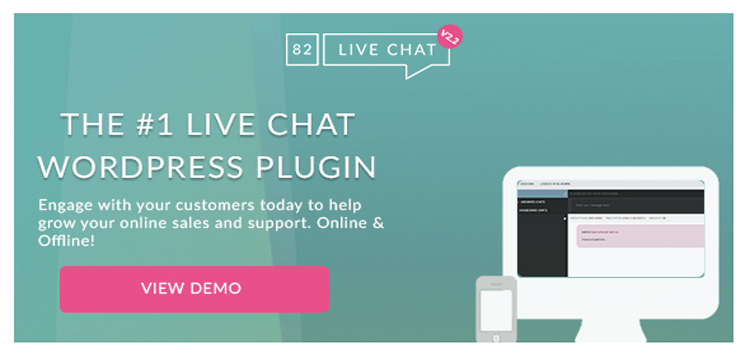 Item cover for download 82 Live Chat - Customer Live Chat WordPress Plugin
