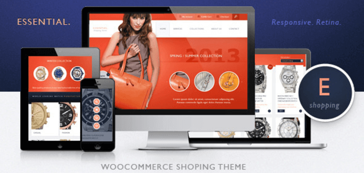 Item cover for download ESSENTIAL – RESPONSIVE WOOCOMMERCE ECOMMERCE AND AUCTION THEME