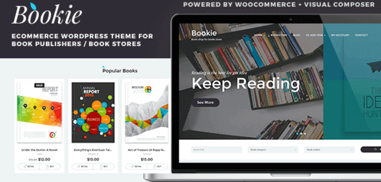 Item cover for download BOOKIE – WORDPRESS THEME FOR BOOKS STORE