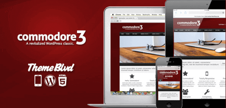 Item cover for download COMMODORE – RESPONSIVE WORDPRESS THEME