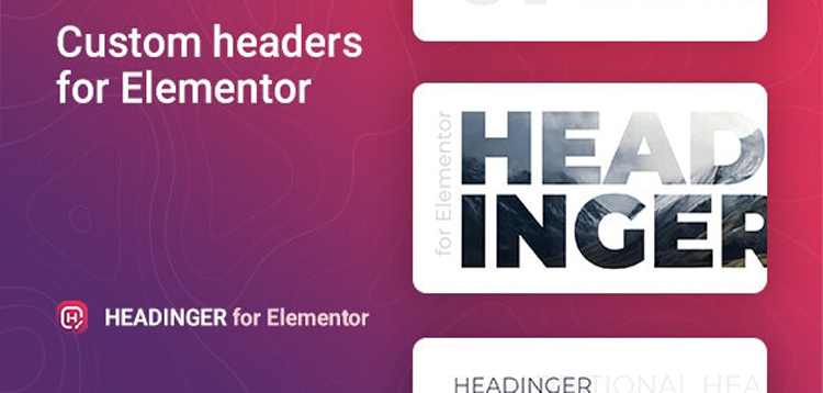 Item cover for download Customizable headings for Elementor – Headinger