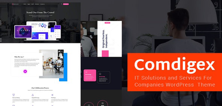 Item cover for download Comdigex - IT Solutions and Services Company WP Theme