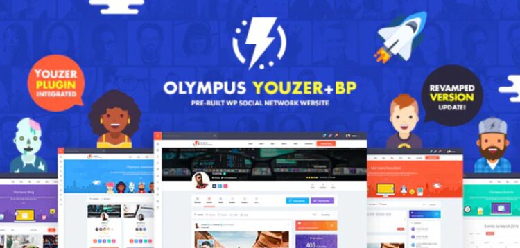 Item cover for download Olympus - Powerful BuddyPress Theme for Social Networking