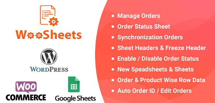 Item cover for download WooSheets - Manage WooCommerce Orders with Google Spreadsheet