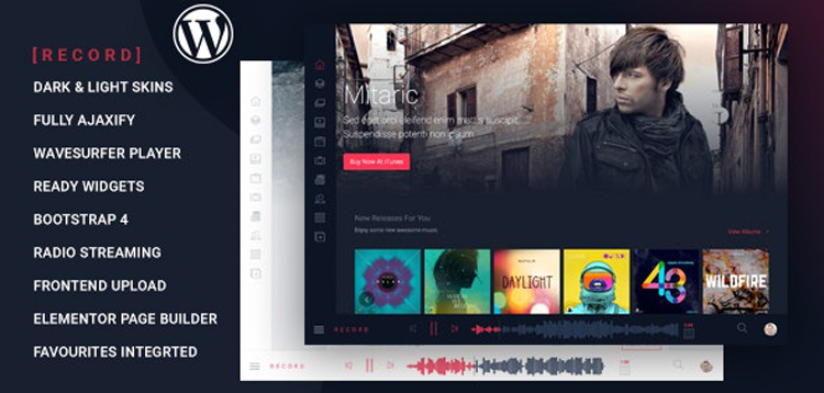 Item cover for download Rekord - Ajaxify Music - Events - Podcasts Multipurpose WordPress Theme