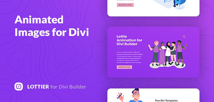 Item cover for download Lottier – Lottie Animated Images for Divi Builder