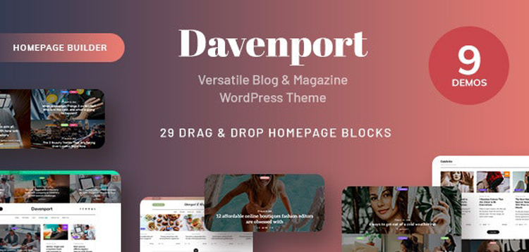 Item cover for download Davenport - Versatile Blog and Magazine WordPress Theme