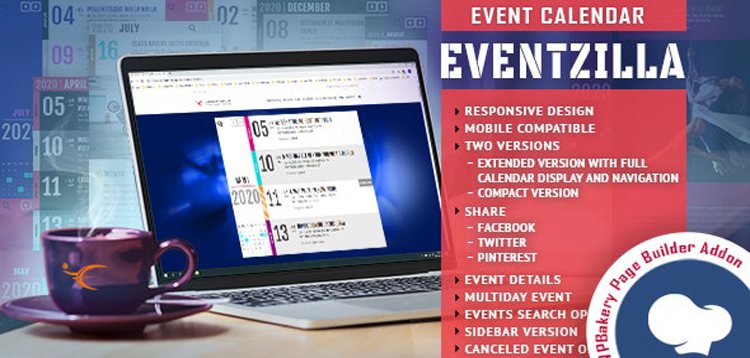 Item cover for download EventZilla - Event Calendar - Addon For WPBakery Page Builder