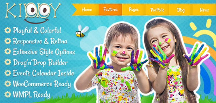 Item cover for download Kiddy - Children WordPress Theme